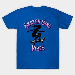 Skater Girl Vibes - Urban Skating Enthusiast T-Shirt